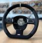 Preview: Handgefertigter Lenkradbezug im Design A672, gefertigt für Audi A3, A4, A6, A8, Q3, Q7