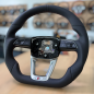 Preview: Lenkrad neu beziehen für Audi A6, S6, RS6, A7, S7, RS7 und E-Tron GT, Leder-Bekleidung, handwerklich verarbeitet