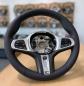 Preview: Hochwertiger Lederbezug für das Lenkrad von BMW 5er, X3, X5, X6 und M5, Design A671