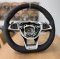 Preview: Mercedes AMG Lenkrad für W205 C63 und W176 A45 individuell neu bezogen, Design A644