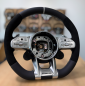 Preview: Hochwertiger Lederbezug für das Lenkrad von Mercedes C43, GLC43 und G63 AMG, Design A673