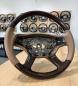 Preview: Mercedes W221 W216 Holz Leder Lenkrad neu beziehen Design L534