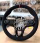 Preview: Handgefertigter Lenkradbezug im Design A682, gefertigt für Mini Cooper R55, R56, R57, R58, R60, R61