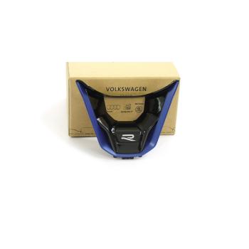 Original VW R-Logo Blende Lenkrad MFL Tuning Clip Plakette schwarz blau 5H0419659DTCB