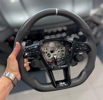 Preview: Audi e-tron GT RS6 RS7 Lederlenkrad sportlich Design A636
