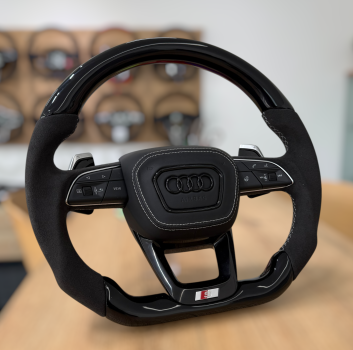 Preview: Design A637 Carbon Lenkrad passend für Audi A6 A7 S6 S7 RS6 RS7 C8 und E-Tron GT