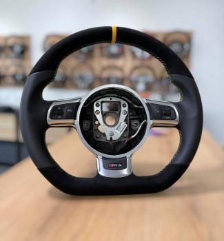 Hochwertiges Lederlenkrad passend für Audi A3-A8, Q3-Q7, TT und S-Modelle, Design A723