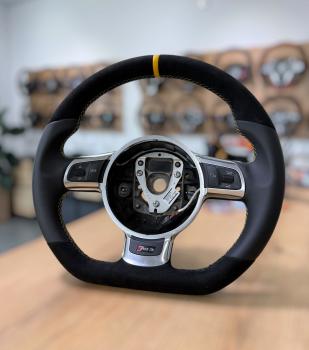 Lenkrad neu beziehen für Audi, Premium-Leder, sportlich-modern handwerklich verarbeitet