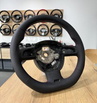 Preview: Audi S Line Lederlenkrad neu bezogen Design L197A