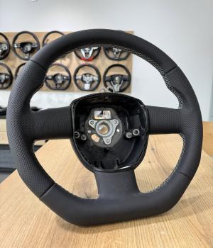 Preview: Audi S Line Lederlenkrad neu bezogen Design L213A