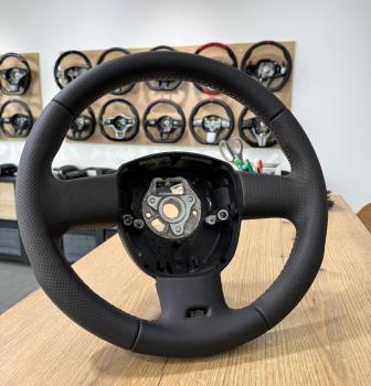 Preview: Audi S Line Lederlenkrad neu bezogen Design L216