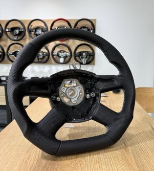 Preview: Audi S Line Lederlenkrad neu bezogen Design L430