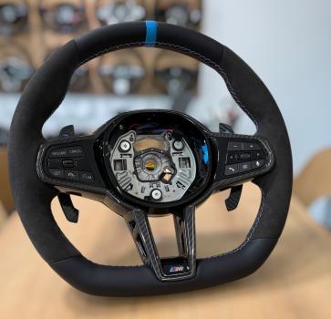 Preview: BMW G20 G21 G29 M Sport Lederlenkrad neu bezogen Design A634