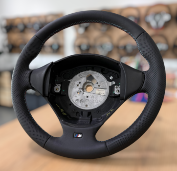 Preview: Lenkrad neu beziehen für BMW E-Generation Fahrzeuge, Leder-Bekleidung, handwerklich verarbeitet