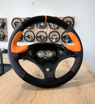 Preview: Fiat Barchetta Lederlenkrad neu bezogen Design L508