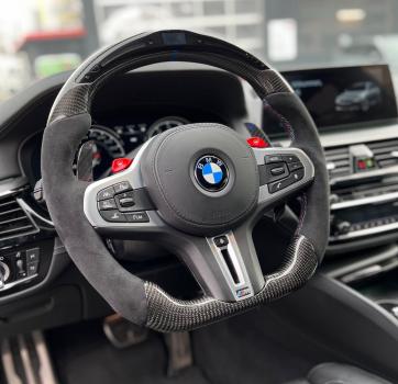 BMW X4 G02 F98 M X5 G05 F95 M Carbon Lenkrad mit race display steering wheel