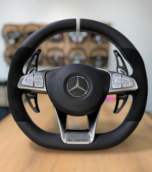 Mercedes-Benz C-Klasse W205 A-Klasse W176 A53 AMG Lederlenkrad neu beziehen, Design A716