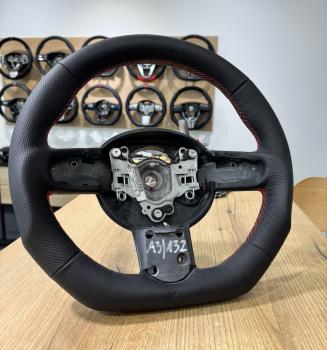 Preview: Mini Cooper R55 R56 R57 Lederlenkrad neu bezogen Design L220