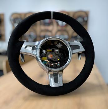 Preview: Porsche 997 Lenkrad neu beziehen Design A629