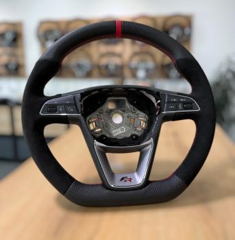 Seat Arona, Ateca und Leon FR Lenkrad neu bezogen nach Design A726