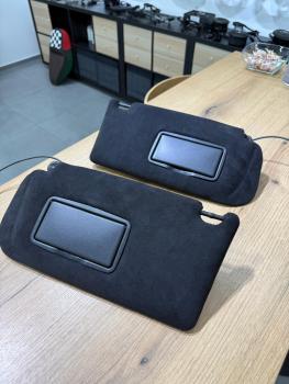 Maserati Sonnenblende neu beziehen, Alcantara Sonnenblende, Maserati Innenraum Alcantara, Sonnenblende Veredelung, Alcantara Nachrüstung, Sonnenblende Maserati Ghibli, Maserati GranTurismo Sonnenblende, Alcantara Maserati Innenraum