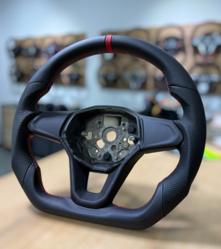 Preview: Lenkrad neu beziehen für VW Modelle, Leder-Bekleidung, handwerklich verarbeitet