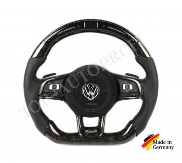 Volkswagen Golf 7 GTI R Line FORGED Carbon mit LED Anzeige Lenkrad beziehen Ar.:C77