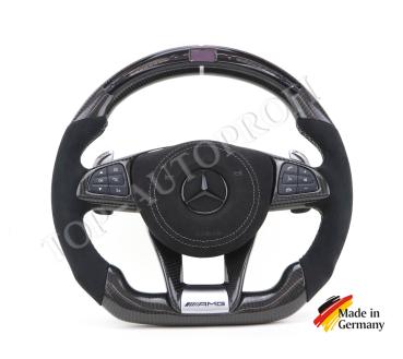 MB CLA35 CLA45 CLA45s A35 A45 A45 AMG Carbon Lenkrad mit LED Anzeige C59