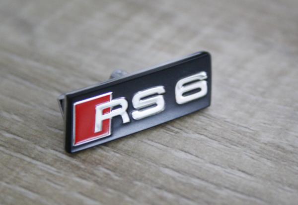 Plakette Original Audi RS6 Tuning Schriftzug für Lenkrad Emblem 4G0419685A5PR