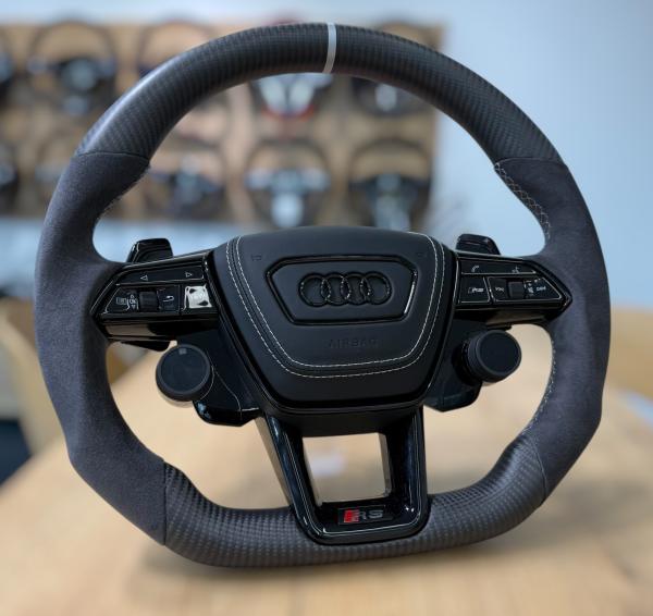 Audi RS6 RS7 C8 Sport Lenkrad neu beziehen Design A636