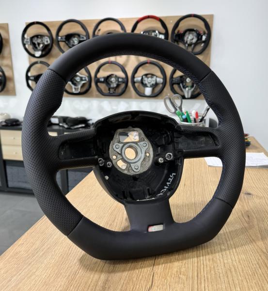 Audi S Line Lederlenkrad neu bezogen Design L218