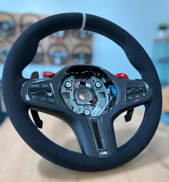 BMW G20 G21 G28 M Sportlenkrad neu bezogen, Design A687