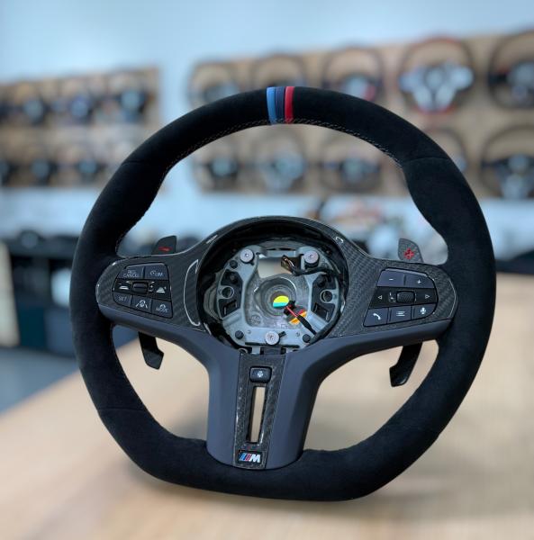 BMW G01 G11 G12 F97 M Leder Alcantara Lenkrad Design A691