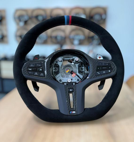 BMW G30 G31 F90 M5 M Sport Lenkrad neu beziehen Design A691
