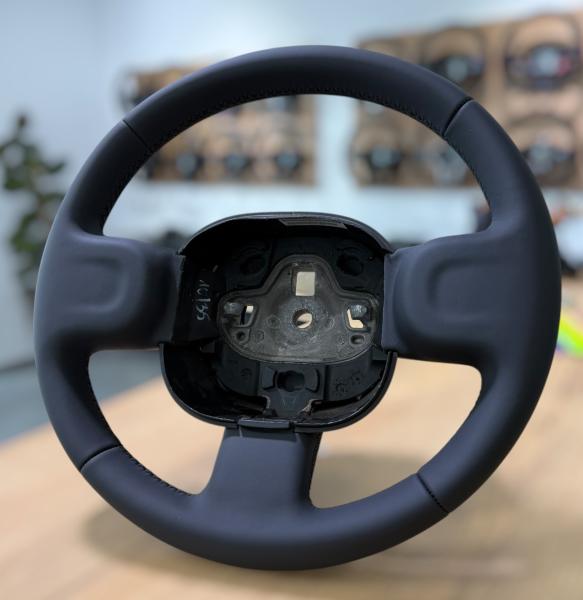 Lenkrad neu beziehen für Fiat Panda, Leder-Bekleidung, handwerklich verarbeitet