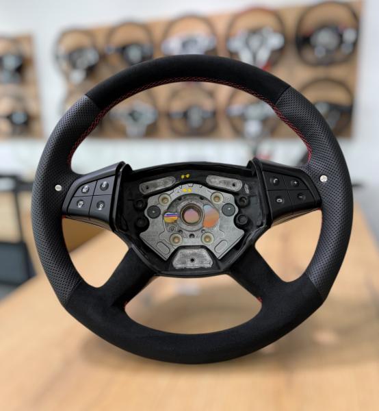 Mercedes Benz ML GL W164 W166 AMG W212 Lenkrad neu Beziehen