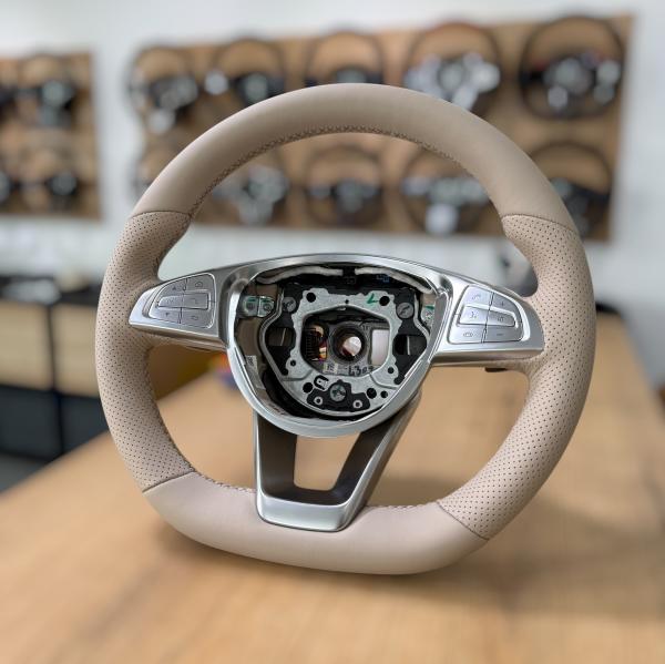 Mercedes GLE63 Lenkrad neu beziehen Design A595