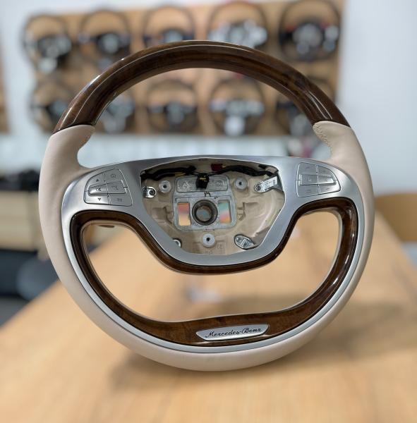 Mercedes W216 Lenkrad neu beziehen Design A597