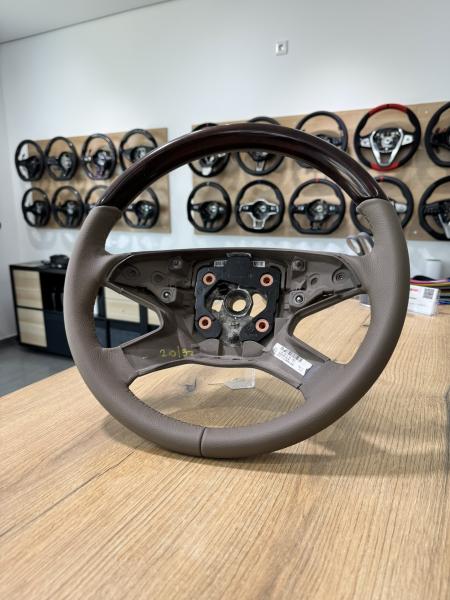Mercedes S Klasse CL SL AMG Lederlenkrad mit Holz Design L538