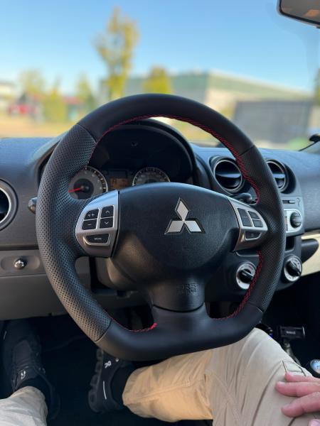 Lenkrad neu beziehen für Mitsubishi Colt, ASX und Lancer, Design A735