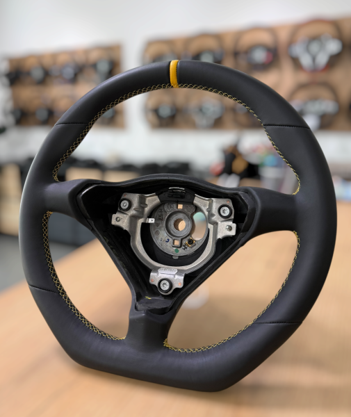 Lenkrad neu beziehen für Porsche 911er und Boxster, Premium-Leder, sportlich-präzise handwerklich verarbeitet