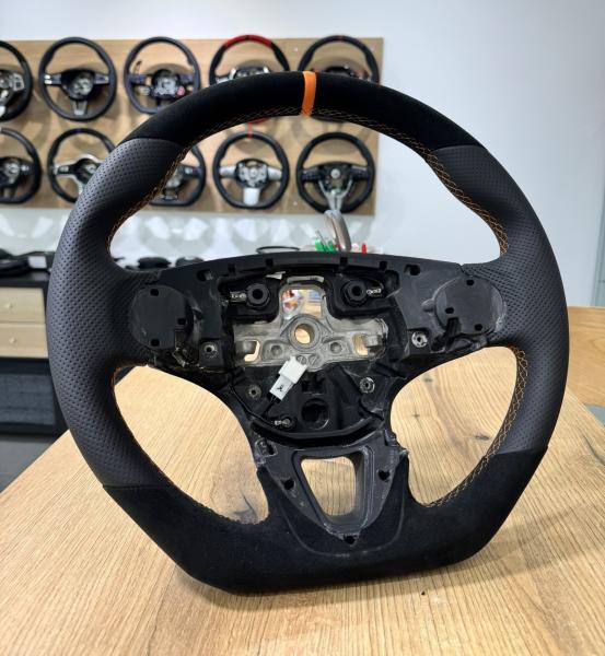 Smart Forfour 453 Lederlenkrad neu bezogen Design L431