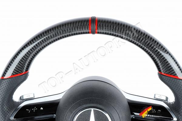 Mercedes W223 W213 W206 C257 V167 W177 C118 C238 AMG Sport Lenkrad Steering Wheel Carbon
