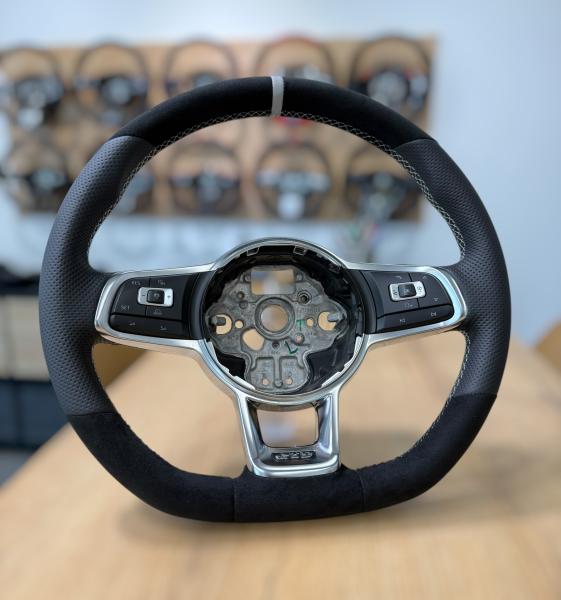 VW GTI Lenkrad neu beziehen Design A607