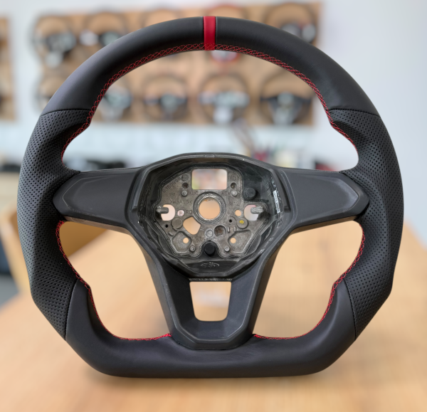 Lenkrad neu bezogen, passend für VW Golf 8, T6, Caddy V und Polo AW1, Design A676